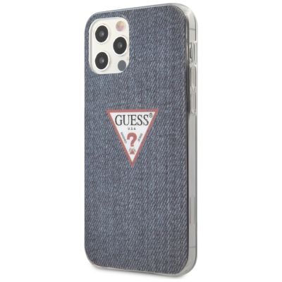 2. Etui Guess Jeans Collection na iPhone 12 Pro Max - granatowe