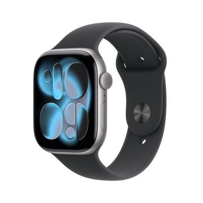 Zegarek Apple Watch Series 11 (2025) GPS 46mm Aluminiowa koperta w kolorze gwiezdnej szarości z paskiem sportowym S/M