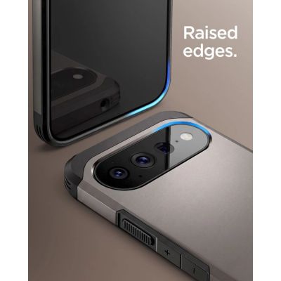11. Etui Spigen Tough Armor Mag MagSafe na Google Pixel 11 - ciemnoszare