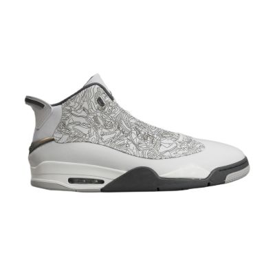 Buty sportowe męskie Air Jordan Dub Zero białe - 311046-107