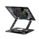 5. Podstawka Wozinsky WDCX-X16-AS CoolBase RGB chłodząca z obrotem 360° pod laptopa i tablet - czarna
