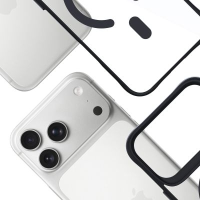 6. Etui 3mk Satin Armor MagCase na iPhone 17 Pro - przezroczysto czarne
