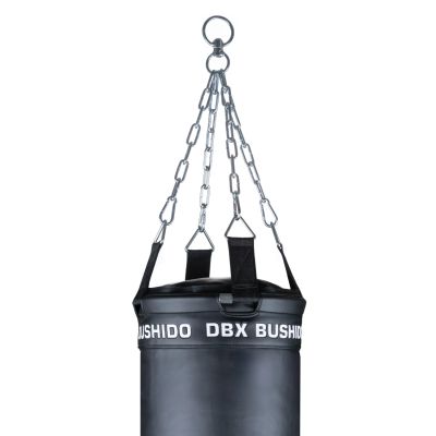 21. Worek bokserski PREMIUM + obręcz SBRX Black  Pusty - 150cm | DBX Bushido