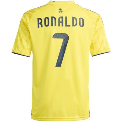 3. Koszulka dla dzieci adidas Al Nassr FC 2025/2026 Home Jersey żółta JN7981