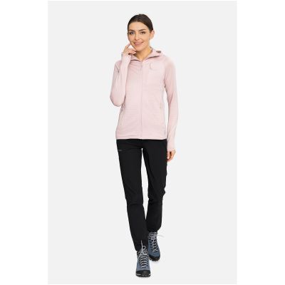 3. Bluza damska VIKING Birger Lady rozpinana z kapturem różowa