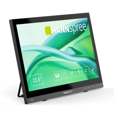 4. Hannspree HT165HPB monitor komputerowy 39,6 cm (15.6") 1920 x 1080 px Full HD LCD Ekran dotykowy Czarny