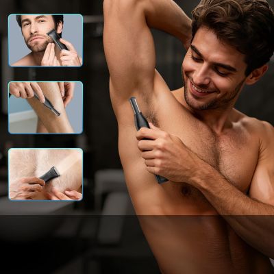 4. Trymer MAXGROOM M-319 wielofunkcyjny z wymiennymi końcówkami - czarny