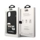 8. Etui Karl Lagerfeld Liquid Silicone Karl&Choupette MagSafe na iPhone 14 Plus - czarne