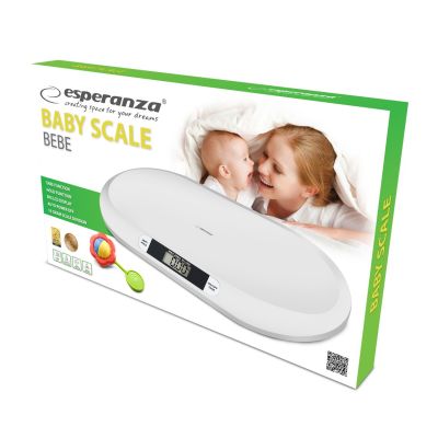 14. Waga Cyfrowe dla dzieci Esperanza BEBE EBS019 (Elektroniczna; kolor biały)