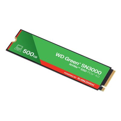 3. Dysk SSD WD Green SN3000 500GB M.2 NVMe WDS500G4G0E