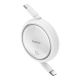 2. Kabel wysuwany Baseus Free2Draw Mini USB-C - USB-C 100W 1m - biały