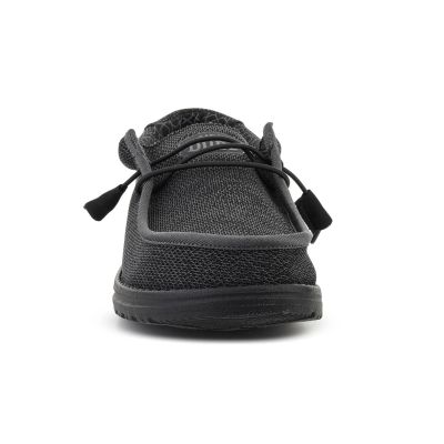 4. HEYDUDE WALLY SOX MICRO TOTAL BLACK 40019-0XJ
