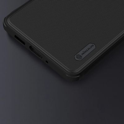 12. Nillkin Super Frosted Shield Pro wytrzymałe etui pokrowiec Samsung Galaxy A73 zielony