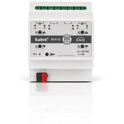2. SATEL KNX 2-kanałowy aktor żaluzjowy 24V DC KNX-BSA12L