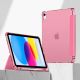 4. Etui Tech-Protect SC Pen Hybrid na iPad 10 / 2022 - różowe - przezroczyste