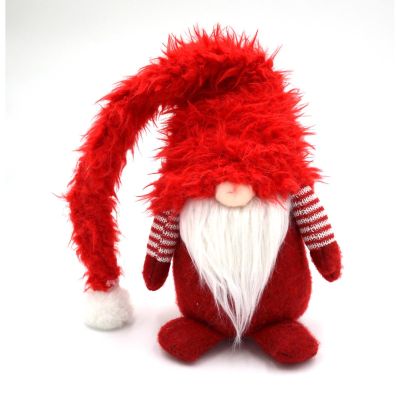 8. SKRZAT GNOM Z FUTRZANĄ CZAPĄ 86CM