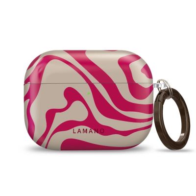 3. Etui Tech-Protect Lamano na AirPods Pro 3 - różowo-beżowe