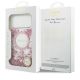 8. Etui Guess Resin Bottom Glitter MagSafe na iPhone 17 Pro Max - różowe