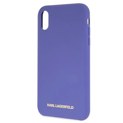 3. Etui Karl Lagerfeld Silicone na iPhone Xr  - fioletowe