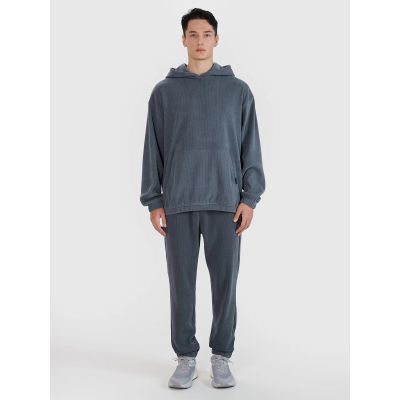 7. Bluza dresowa nierozpinana z kapturem męska 4F 4FRSS25TSWSM2181-22S