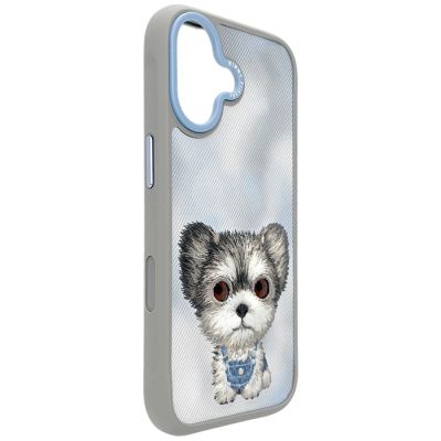 5. Etui Nimmy Big Eyed Pet 2.0 Dog do iPhone 17 - szare