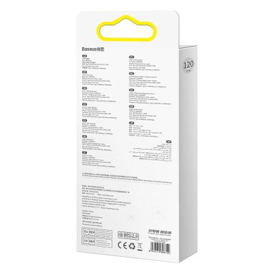 17. Baseus Flash Series II kabel USB - USB Typ C / Lightning / micro USB 100 W 1,2 m niebieski (CASS030003)