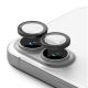 2. Ochronne nakładki Ringke Camera Frame Protector 2-pack na iPhone 16 / 16 Plus - czarny