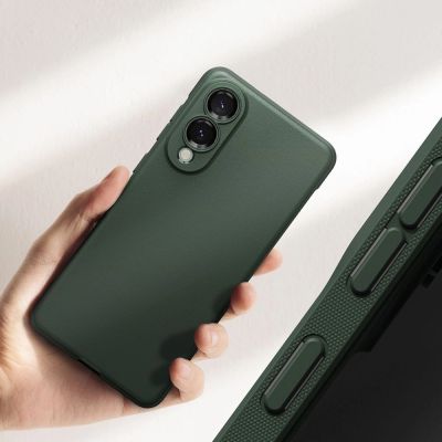 6. Etui Ringke Onyx na Samsung Galaxy S25 Edge - zielone