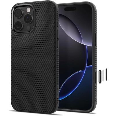 Etui Spigen Liquid Air  ”T” MagSafe na iPhone 16 Pro Max - czarny mat
