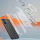 7. Etui Hybrid Armor X na iPhone 17 z podstawką kompatybilne z MagSafe - przezroczyste