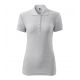 3. Koszulka polo Malfini Cotton W MLI-21303 jasnoszary melanż