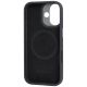 9. Etui Audi R8 Genuine Leather MagSafe do iPhone 17 - czarno-czerwony