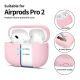 2. Etui Tech-Protect Silicone na Apple AirPods Pro 1 / 2 - różowe