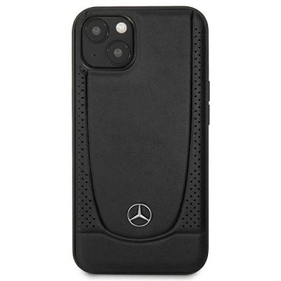 3. Etui Mercedes Leather Urban do iPhone 15 Plus - czarne