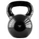 24. Kettlebell żeliwny pokryty winylem black HMS KNV20 