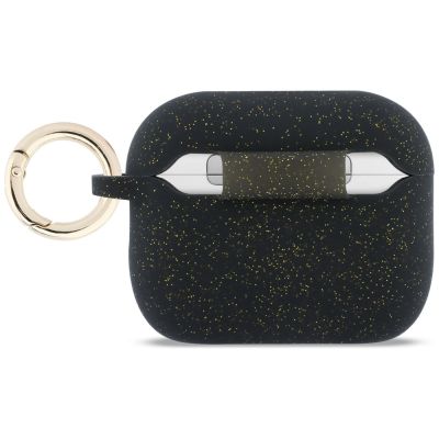 2. Etui Guess Silicone Glitter Ring na AirPods Pro 3 - czarne