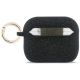 2. Etui Guess Silicone Glitter Ring na AirPods Pro 3 - czarne