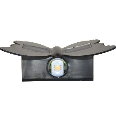 2. LAMPA SOLARNA ŚCIENNA MOTYL 2LED