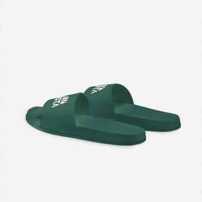 6. Klapki plażowe basenowe basic zielone Kubota