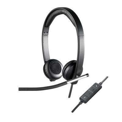 2. Słuchawki Logitech 981-000519 (kolor czarny)