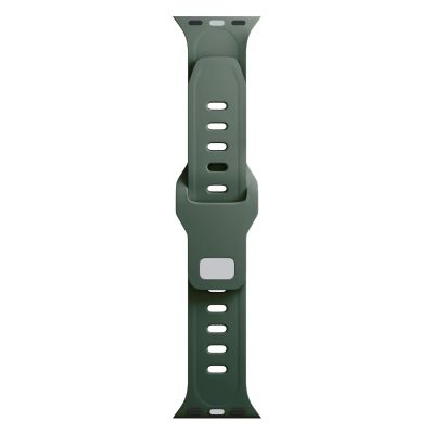 10. Pasek silikonowy 3mk Silicone Watch Strap do Apple Watch 42 / 44 / 45 / 49 mm - zielony