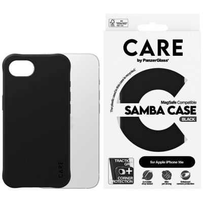 Etui CARE by PanzerGlass Fashion MagSafe na iPhone 16e - czarne