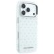 4. Etui Karl Lagerfeld IML Rhinestones Allover and Electroplated Logo na iPhone 17 Pro / 18 Pro - białe