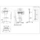 24. MANHATTAN STOJAK MOBILNY TV LED/LCD/PDP 37-70 CALI