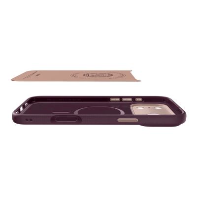 7. Etui Spigen Nano Pop Mag MagSafe na iPhone 17 Pro - bordowe