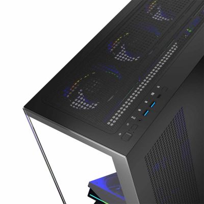 17. MODECOM OBUDOWA VOLCANO STELLAR ARGB MIDI 8F BLACK