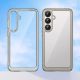 7. Etui silikonowe Outer Space Case z żelową ramką do Samsung Galaxy S25+ - przezroczysto-czarne