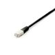 4. Equip 645690 kabel sieciowy Czarny 1 m Cat6a S/FTP (S-STP)