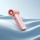 7. Mini dmuchawa Jisulife Handheld Fan Life9 3600mAh przenośny wiatraczek wentylator USB - różowy