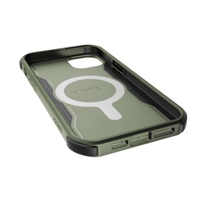 6. Raptic X-Doria Fort Case etui iPhone 14 Plus z MagSafe pancerny pokrowiec zielony